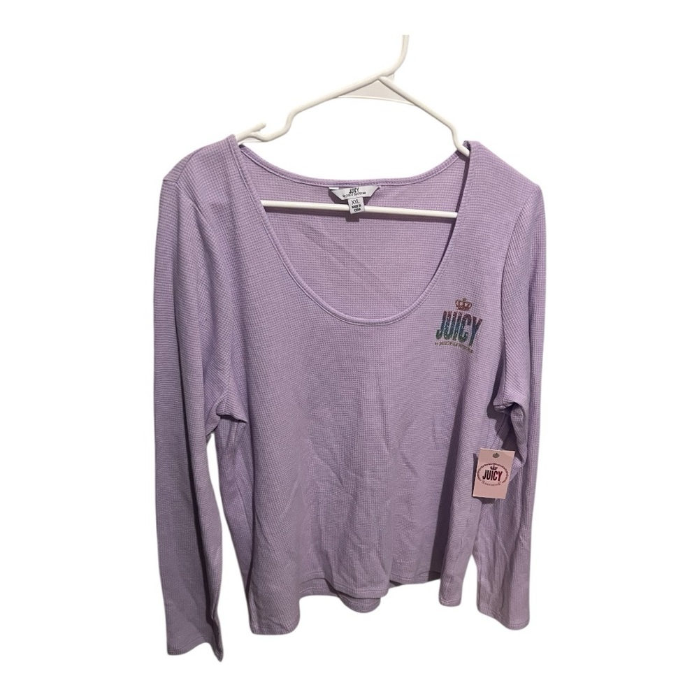 Juicy Couture Purple Fitted Blouse